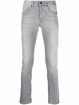 DONDUP stonewashed slim-fit jeans - Grey