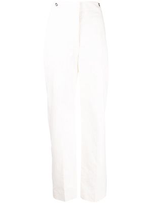Lemaire high-waisted wide leg trousers - White