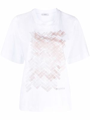Peserico graphic-print T-shirt - White