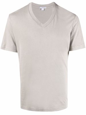 James Perse V-neck short-sleeved T-shirt - Grey