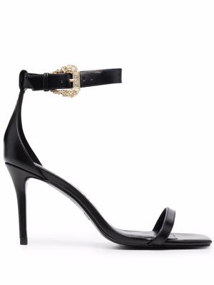 Versace Jeans Couture 85mm Baroque-buckle sandals - Black