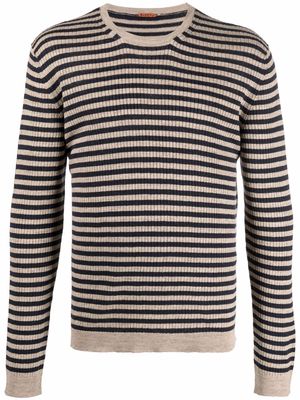 Barena stripe-print knit jumper - Blue