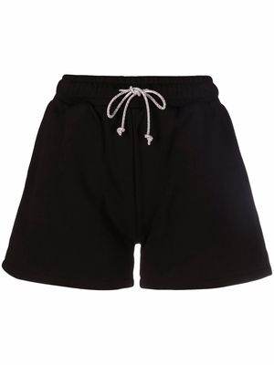 DEA crystal-embellished drawstring-fastening shorts - Black