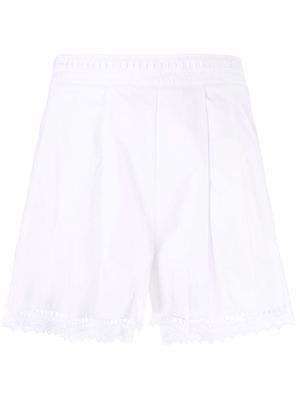 Ermanno Scervino lace-trim shorts - White