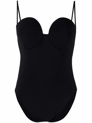 Magda Butrym sweetheart-neck swimsuit - Black