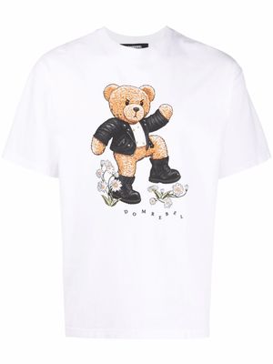DOMREBEL teddy-bear print T-shirt - White