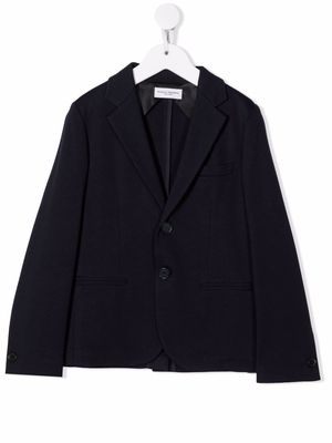 Paolo Pecora Kids fitted single-breasted blazer - Blue