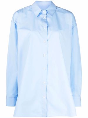 Loulou Studio oversized cotton shirt - Blue