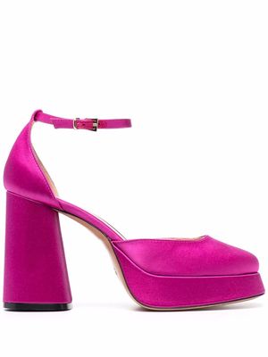 Roberto Festa Nicla square-toe pumps - Pink