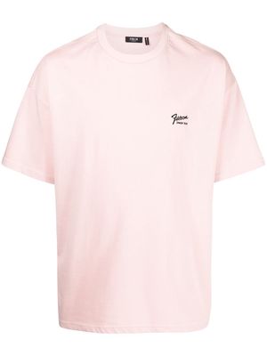 FIVE CM logo-embroidered cotton T-shirt - Pink