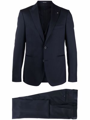 Tagliatore three-piece tailored suit - Blue