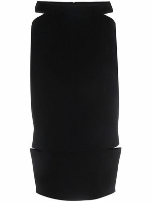 TOM FORD cut-out pencil skirt - Black