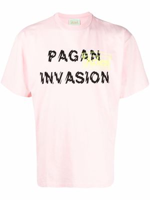 Aries graphic-print T-shirt - Pink