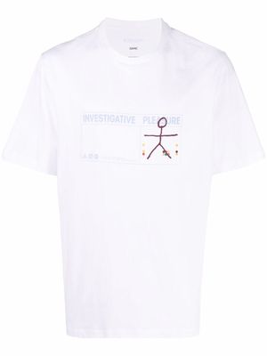 OAMC Investigative Pleasure print T-shirt - White