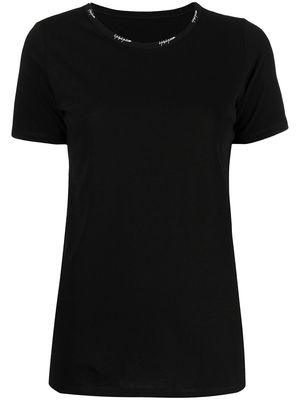 Yohji Yamamoto short-sleeved cotton T-shirt - Black