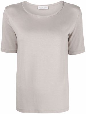 Le Tricot Perugia scoop neck T-shirt - Neutrals