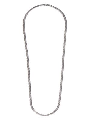 Tom Wood Venetian M double chain necklace - Silver