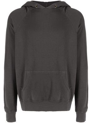 Les Tien long-sleeved cotton hoodie - Black