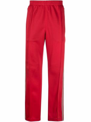 Needles side-stripe track pants - Red