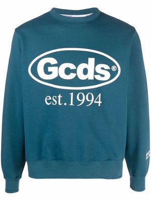 Gcds logo-print sweatshirt - Blue