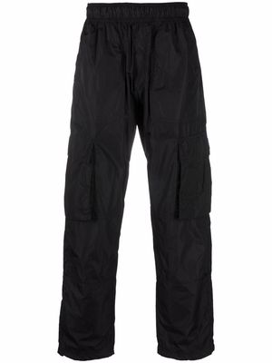 44 label group embossed logo cargo trousers - Black