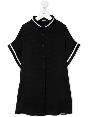 Dkny Kids button-up shirt dress - Black