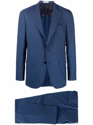 Boglioli single-breasted wool suit - Blue