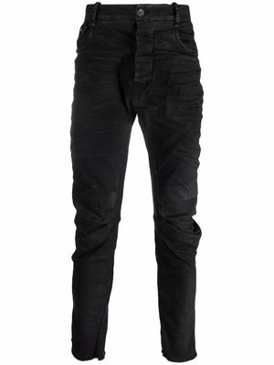 Masnada stitch-detail skinny jeans - Black