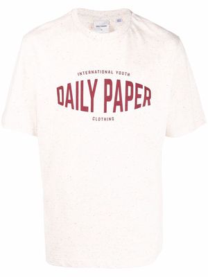 Daily Paper Youth logo-print T-shirt - Neutrals
