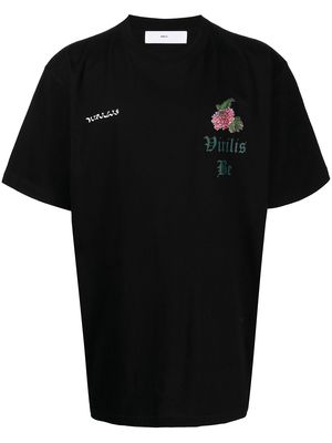 Toga slogan-print T-shirt - Black