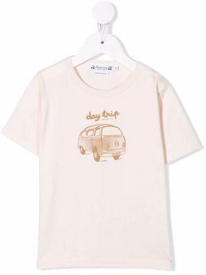 Bonpoint Anderson organic-cotton T-shirt - Neutrals
