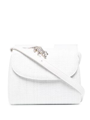 Amélie Pichard Abag woven crossbody bag - White