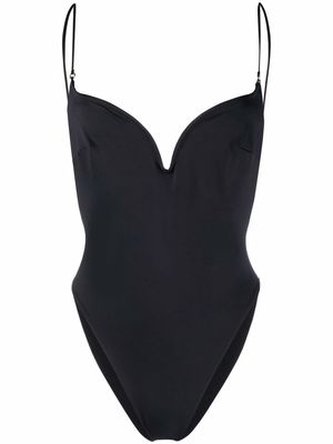 Stella McCartney sweetheart-neck low-back swimsuit - Black