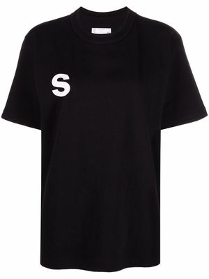 sacai graphic-print T-Shirt - Black