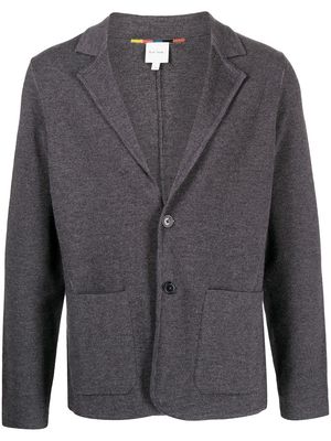 PAUL SMITH nocthed-lapels single-breasted blazer - Grey