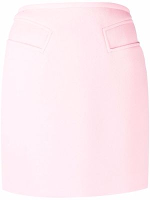 Coperni straight high-waisted mini skirt - Pink