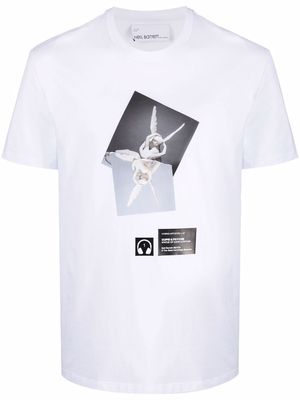 Neil Barrett graphic-print cotton T-shirt - White