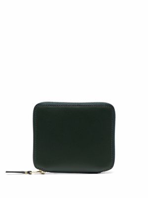 Comme Des Garçons Wallet zip-up leather wallet - Green