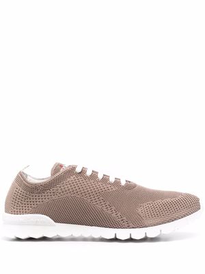 Kiton panelled low-top sneakers - Neutrals