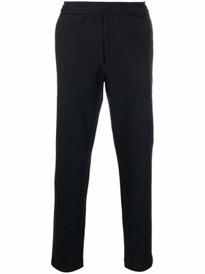 Theory tapered-leg track pants - Black