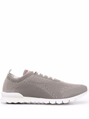 Kiton panelled low-top sneakers - Grey