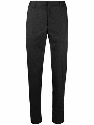 BOSS pressed-crease four-pocket tailored trousers - Black
