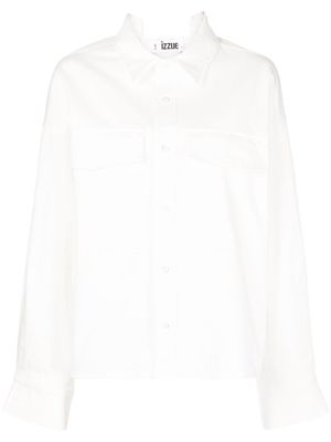 izzue V-back shirt - White