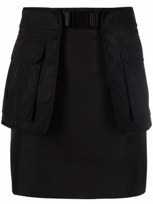 Juun.J pocket-detail high-waisted mini skirt - Black