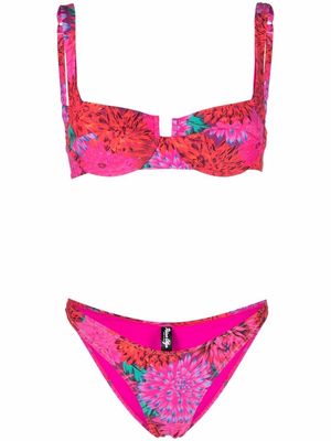 Reina Olga Brigette floral-print bikini - Pink