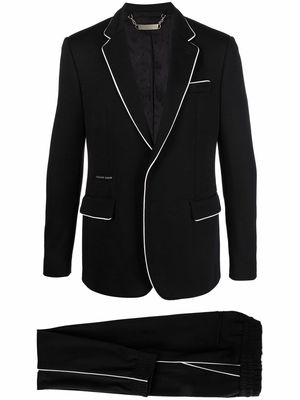 Philipp Plein single-breasted trouser suit - Black