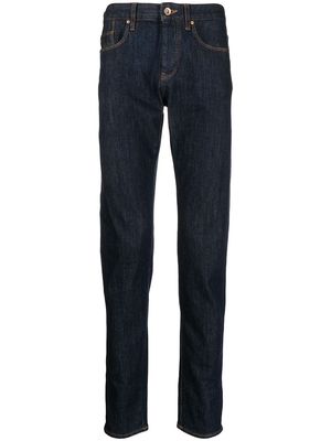 Armani Exchange low-rise slim fit jeans - Blue