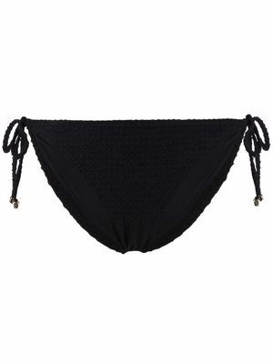 Château Lafleur-Gazin side-tie fastening bikini bottoms - Black