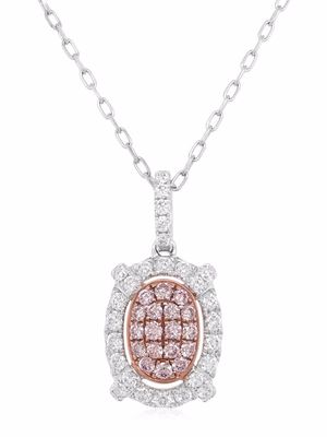 HYT Jewelry platinum Argyle Pink Diamond pendant necklace - Silver