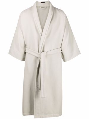 Fear Of God tied-waist robe - Neutrals